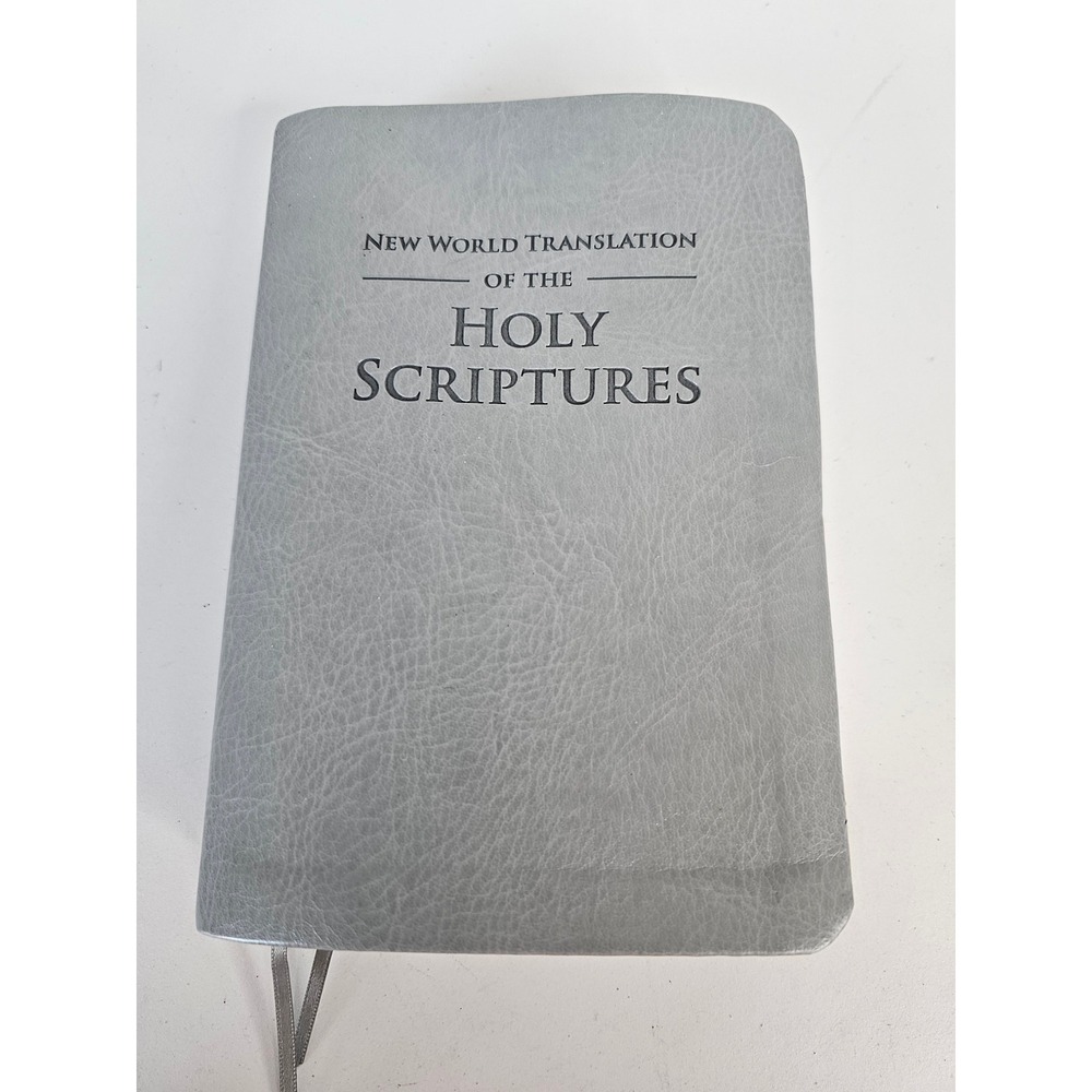 New World Translation Holy Scriptures Bible 2013 Grey Silver‎ Edges NWT English